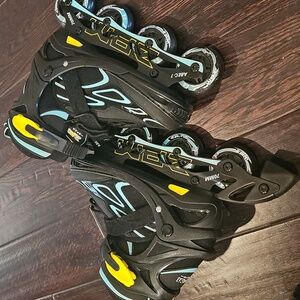 Kids Inline Skates - Black and Blue